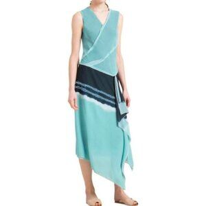 EUC Donna Karan Tie Dye Maxi Dress
